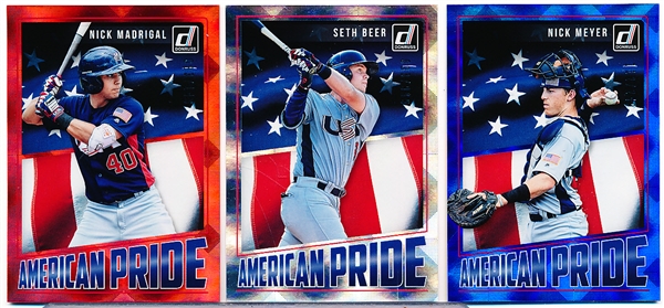 2018 Donruss Bsbl. “American Pride”- 14 Diff. Cards