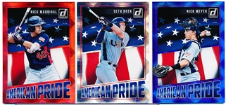 2018 Donruss Bsbl. “American Pride”- 14 Diff. Cards