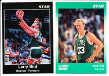 Two Diff. Larry Bird Star Co. Ad Cards- Both 1990’s issues