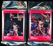 1991-92 Star Kudos Los Angeles Clippers NBA Set of 12- 2 Complete Sets in Factory Bags