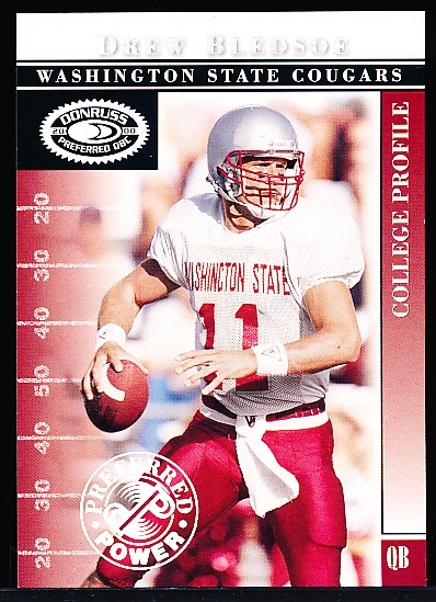 2000 Donruss Preferred QBC Ftbl. “Preferred Power” #43 Drew Bledsoe- #205/300