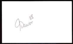 Auto’d JaJuan Dawson NFL Index Card
