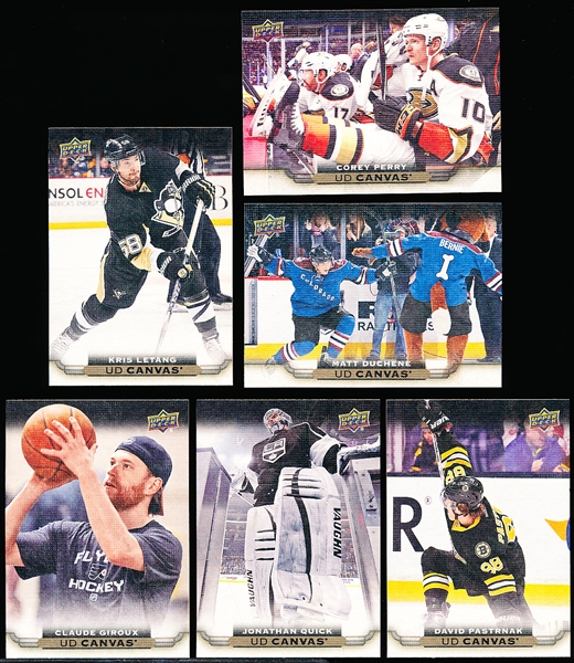 2015-16 Upper Deck Hockey “UD Canvas”- 10 Diff. Cards