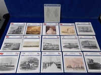1993-’96 Atlas Editions Civil War 5-7/16” x 5-3/8” Subscription Cards- “Ships, Blockades, & Raiders”- 75 Diff.