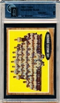 1962 Topps Baseball- #43 Los Angeles Dodgers Team- GAI 8 (Nm-Mt)