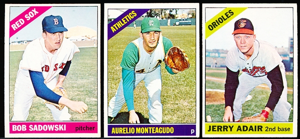 1966 Topps Baseball Hi#’s- 3 Diff
