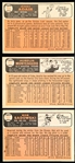 1966 Topps Baseball Hi#’s- 3 Diff