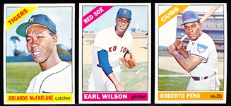 1966 Topps Baseball Hi#’s- 3 Diff