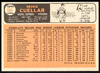 1966 Topps Baseball- Hi# - #566 Mike Cuellar, Astros- SP