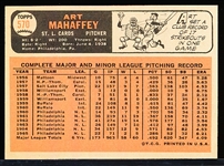 1966 Topps Baseball- Hi# - #570 Mahaffey, Cards- SP