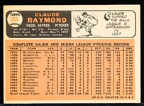 1966 Topps Baseball- Hi#- #586 Raymond, Astros- SP