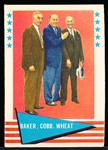1961 Fleer Baseball Greats- #1 Baker/ Cobb/ Wheat