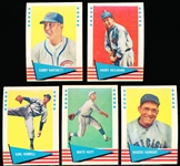 1961 Fleer Baseball Greats- 5 Diff
