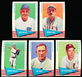 1961 Fleer Baseball Greats- 5 Diff