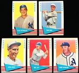 1961 Fleer Baseball Greats- 5 Diff