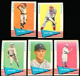 1961 Fleer Baseball Greats- 5 Diff