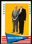 1961 Fleer Baseball Greats- #89 Checklist (Sisler/ Traynor)