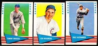 1961 Fleer Baseball Greats- 6 Diff