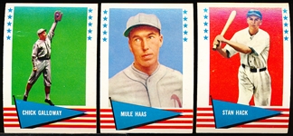 1961 Fleer Baseball Greats- 6 Diff