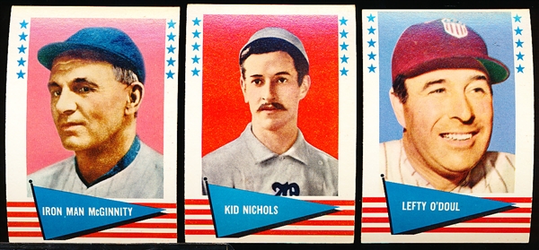 1961 Fleer Baseball Greats- 6 Diff