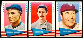 1961 Fleer Baseball Greats- 6 Diff