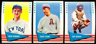 1961 Fleer Baseball Greats- 6 Diff