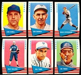 1961 Fleer Baseball Greats- 6 Diff