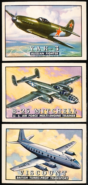 1952 Topps “Wings”- 6 Diff