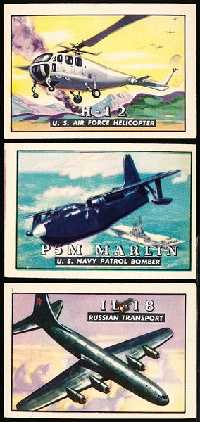 1952 Topps “Wings”- 6 Diff