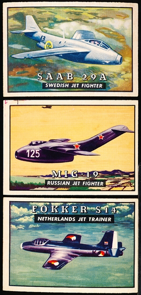 1952 Topps “Wings”- 6 Diff