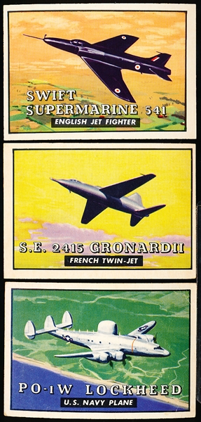 1952 Topps “Wings”- 6 Diff