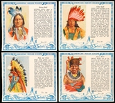 1954 Red Man Tobacco Indian Chiefs- 8 Diff
