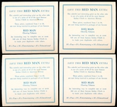 1954 Red Man Tobacco Indian Chiefs- 8 Diff