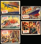 1954 Topps “Scoops”- Non Sport Issue- 5 Diff