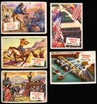 1954 Topps “Scoops” Non Sport Issue- 5 Diff