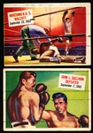 1954 Topps “Scoops” Non Sport Issue- 2 Diff Boxing Cards