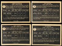 1967-68 Topps Hockey- 4 Diff Detroit Red Wings