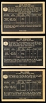 1967-68 Topps Hockey- 3 Diff Chicago Black Hawks