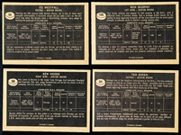 1967-68 Topps Hockey- 4 Diff Boston Bruins