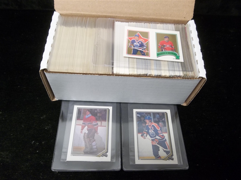 1987-88 O-Pee-Chee Hockey Stickers Set of 255