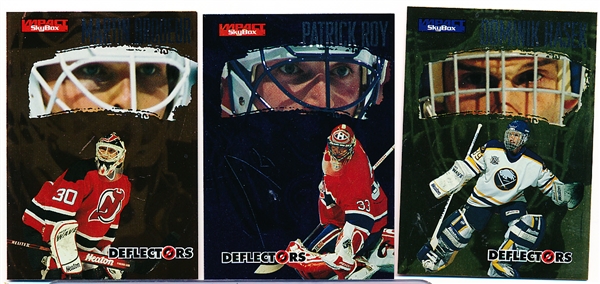 1995-96 Skybox Impact Hockey- Deflectors Insert Set of 12