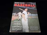 1957 Sports Review Baseball- Mickey Mantle Cover