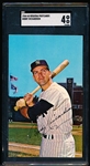 1964-68 Requena MLB Color Photo Postcard- Bobby Richardson, Yankees- SGC Graded Vg-Ex 4.