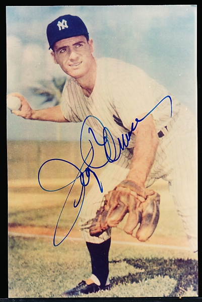 Autographed Jerry Coleman N.Y. Yankees MLB Color 3 ¼” x 5” Photo