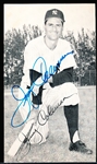 Autographed N.Y. Yankees MLB B/W 3 ¼” x 5” Photo - Jerry Coleman, Yankees