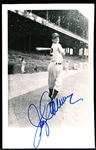 Autographed N.Y. Yankees MLB B/W 3-½” x 5” Photo - Jerry Coleman, Yankees
