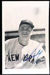 Autographed N.Y. Yankees MLB B/W 3-½” x 5-3/8” Photo- Bob Turley