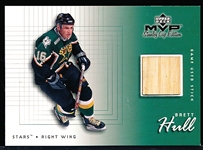 1999-00 Upper Deck MVP Stanley Cup Edition Hockey “Game-Used Stick” #GU-BH Brett Hull, Stars