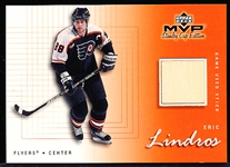 1999-00 Upper Deck MVP Stanley Cup Edition Hockey “Game-Used Stick” #GU-EL Eric Lindros, Flyers