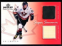 1999-00 Upper Deck MVP Stanley Cup Edition Hockey “Super Souvenir” #SGU-KB Kris Beech